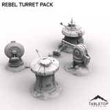 Tabletop Terrain Turrets Rebel Turret Pack