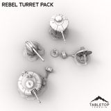 Tabletop Terrain Turrets Rebel Turret Pack