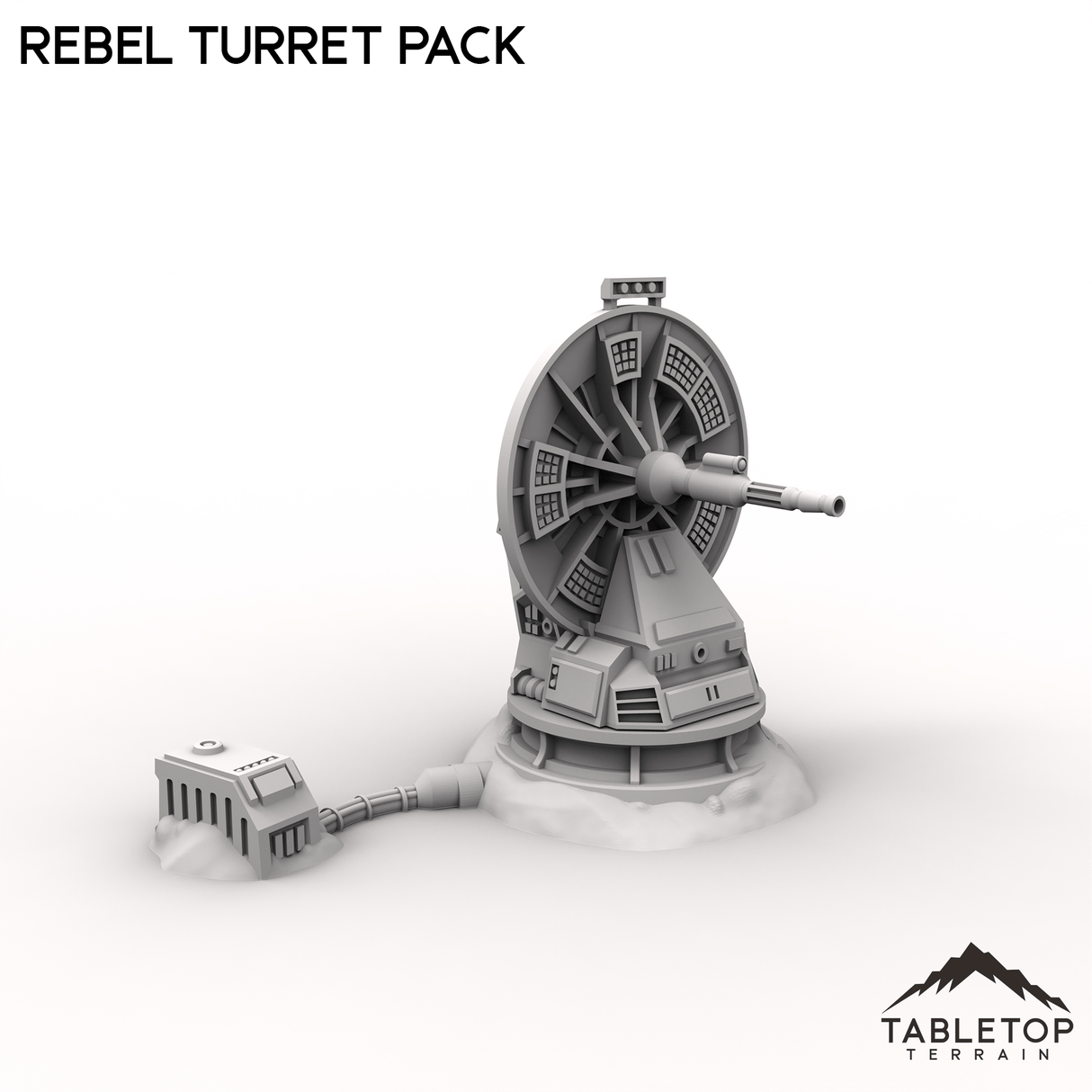 Tabletop Terrain Turrets Rebel Turret Pack