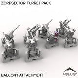 Tabletop Terrain Turrets Zorpsector Turret Pack