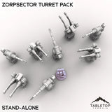 Tabletop Terrain Turrets Zorpsector Turret Pack