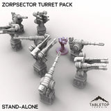 Tabletop Terrain Turrets Zorpsector Turret Pack