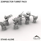 Tabletop Terrain Turrets Zorpsector Turret Pack