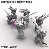 Tabletop Terrain Turrets Zorpsector Turret Pack