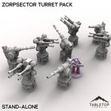 Tabletop Terrain Turrets Zorpsector Turret Pack