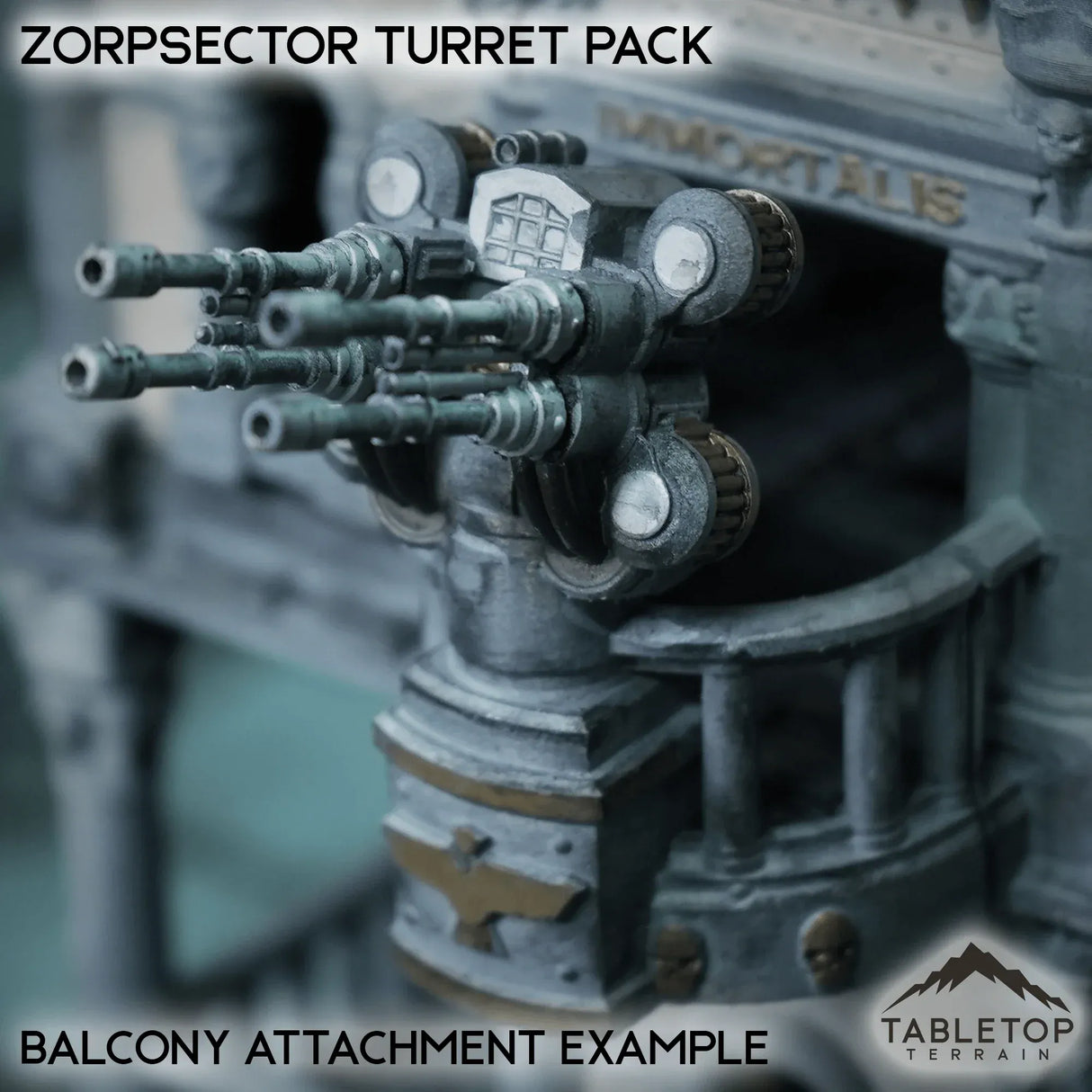 Tabletop Terrain Turrets Zorpsector Turret Pack