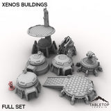 Tabletop Terrain Vehicle 32mm / Full Set Xenos Buildings