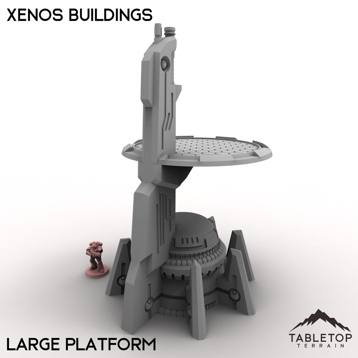 Tabletop Terrain Vehicle 32mm / Large Platform Xenos Buildings
