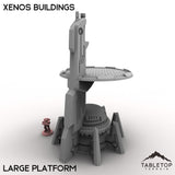 Tabletop Terrain Vehicle 32mm / Large Platform Xenos Buildings