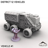 Tabletop Terrain Vehicle 32mm / Vehicle 1 District 12 Vehicles