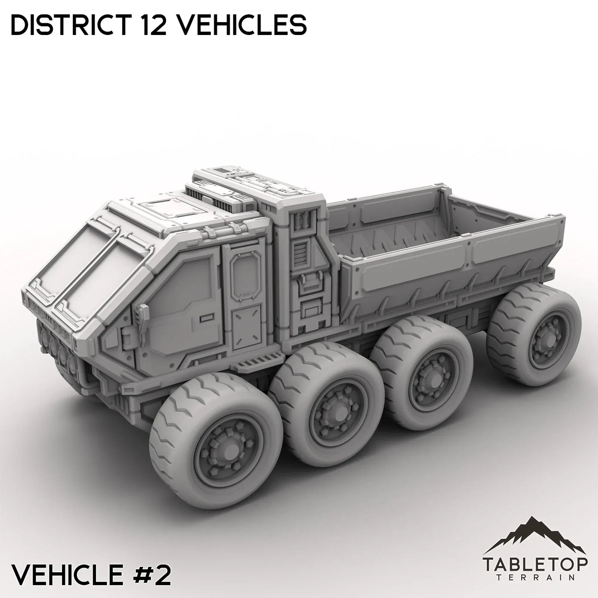 Tabletop Terrain Vehicle 32mm / Vehicle 2 District 12 Vehicles
