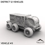 Tabletop Terrain Vehicle 32mm / Vehicle 3 District 12 Vehicles