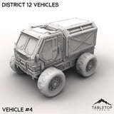 Tabletop Terrain Vehicle 32mm / Vehicle 4 District 12 Vehicles
