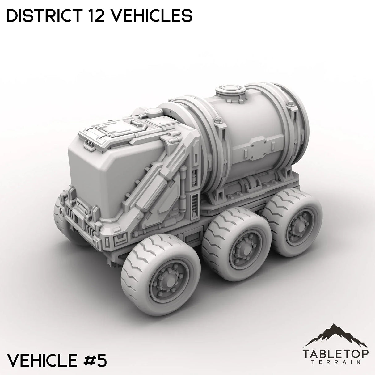 Tabletop Terrain Vehicle 32mm / Vehicle 5 District 12 Vehicles