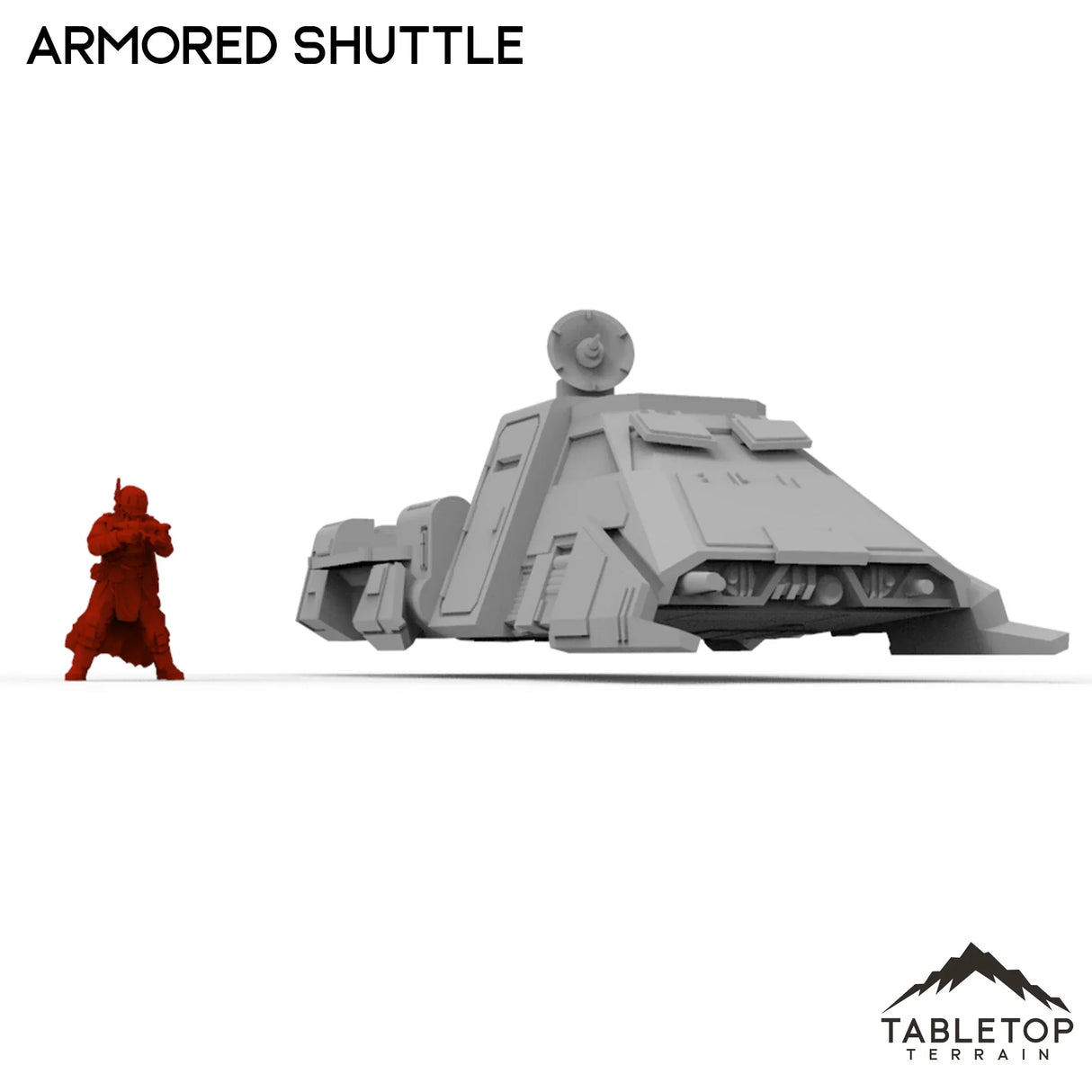 Tabletop Terrain Vehicle Armored Shuttle