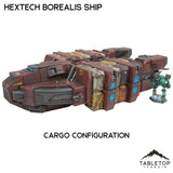 Tabletop Terrain Vehicle Cargo Configuration HEXTECH Borealis Ship- 6mm