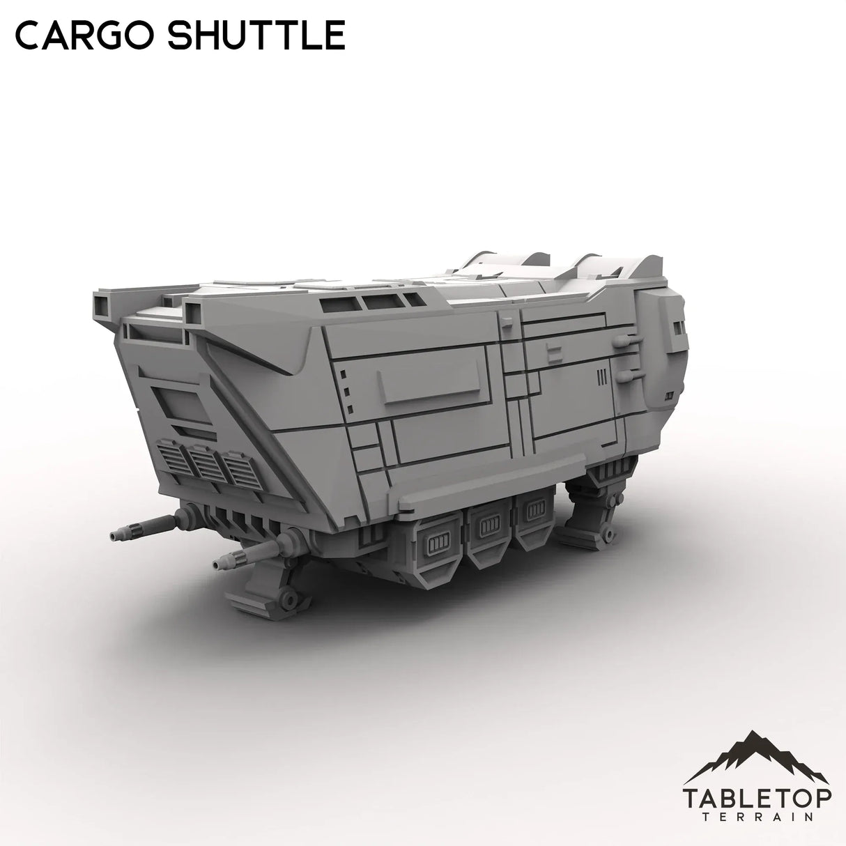 Tabletop Terrain Vehicle Cargo Shuttle - To'ka Station