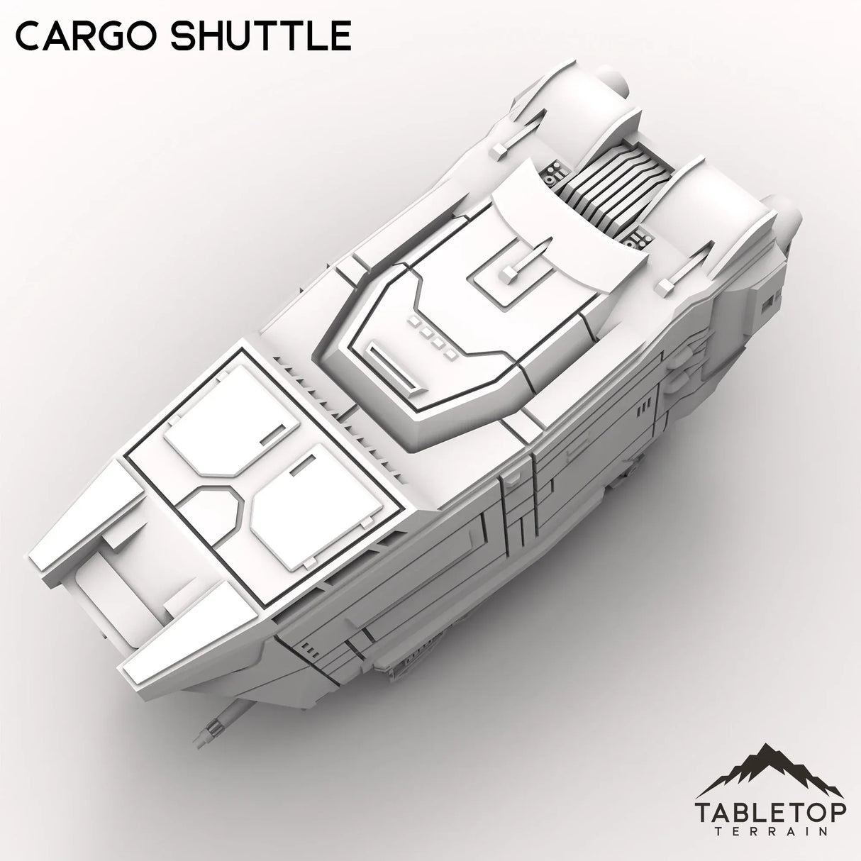 Tabletop Terrain Vehicle Cargo Shuttle - To'ka Station