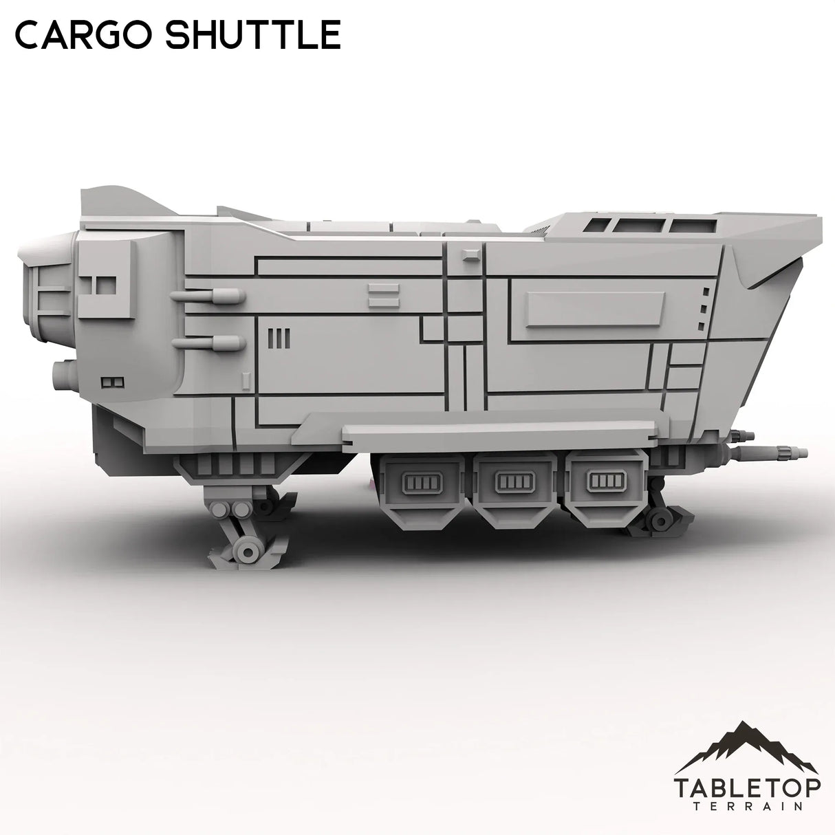 Tabletop Terrain Vehicle Cargo Shuttle - To'ka Station