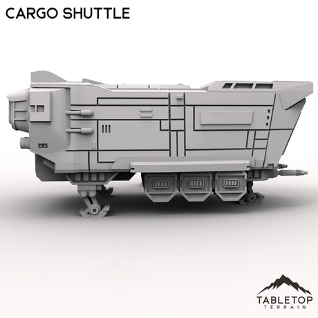 Tabletop Terrain Vehicle Cargo Shuttle - To'ka Station