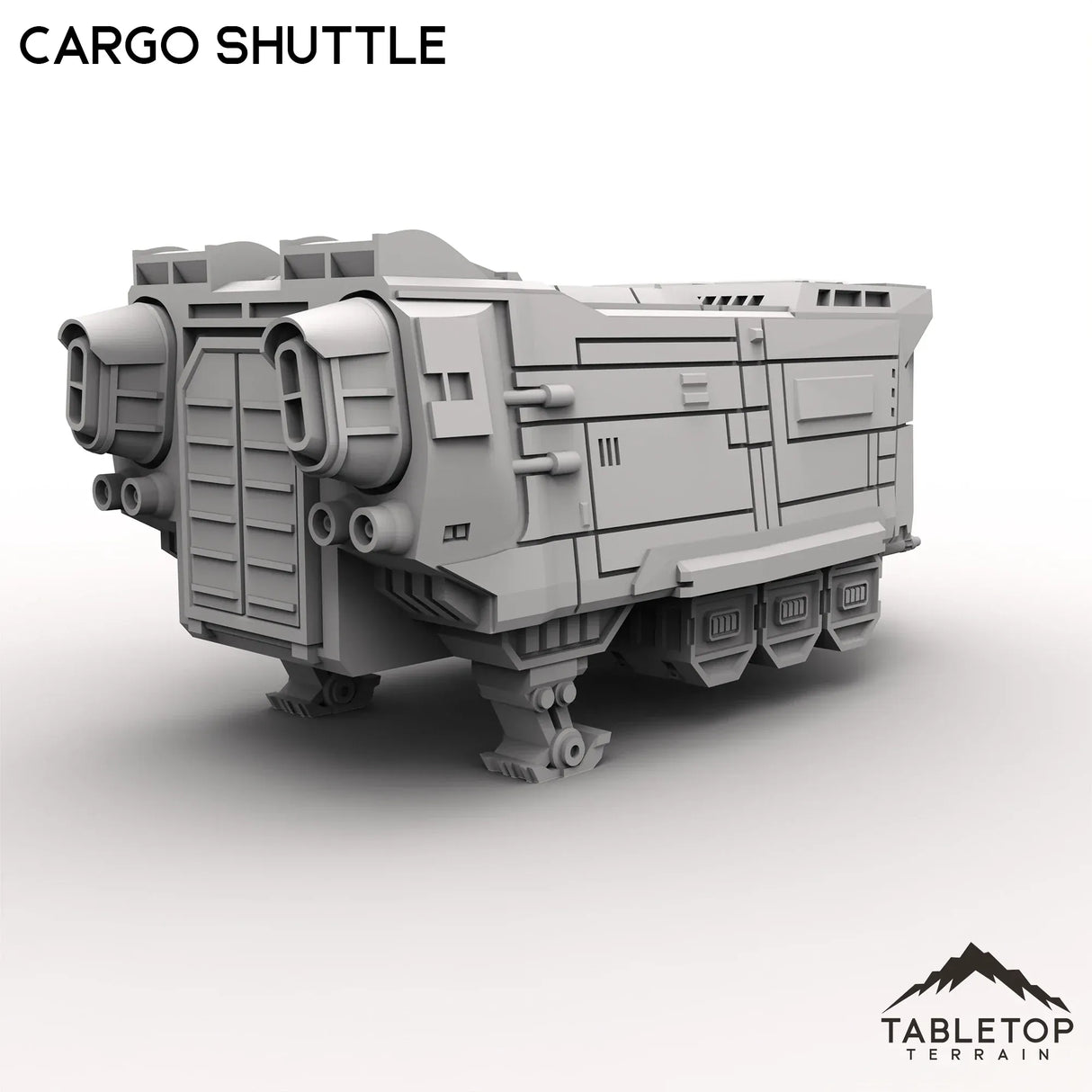 Tabletop Terrain Vehicle Cargo Shuttle - To'ka Station