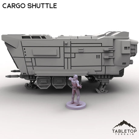 Tabletop Terrain Vehicle Cargo Shuttle - To'ka Station