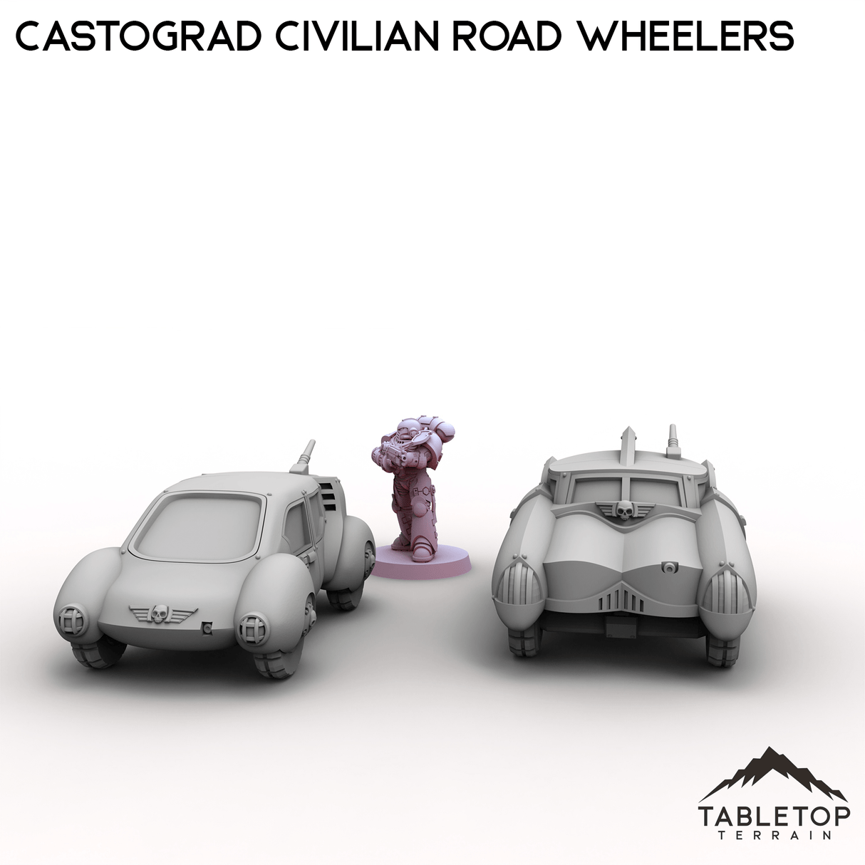 Tabletop Terrain Vehicle Castograd Civilian Road Wheelers