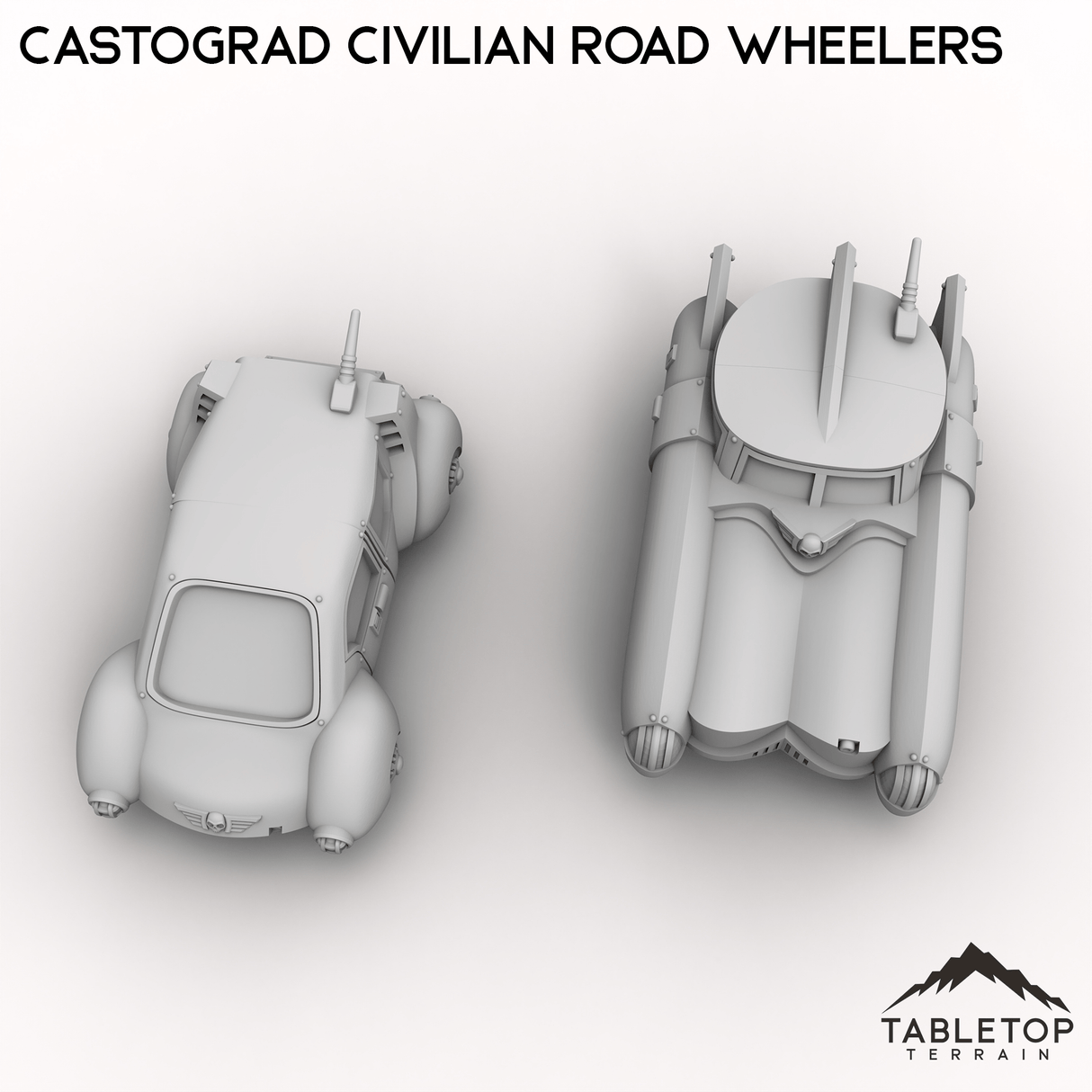 Tabletop Terrain Vehicle Castograd Civilian Road Wheelers