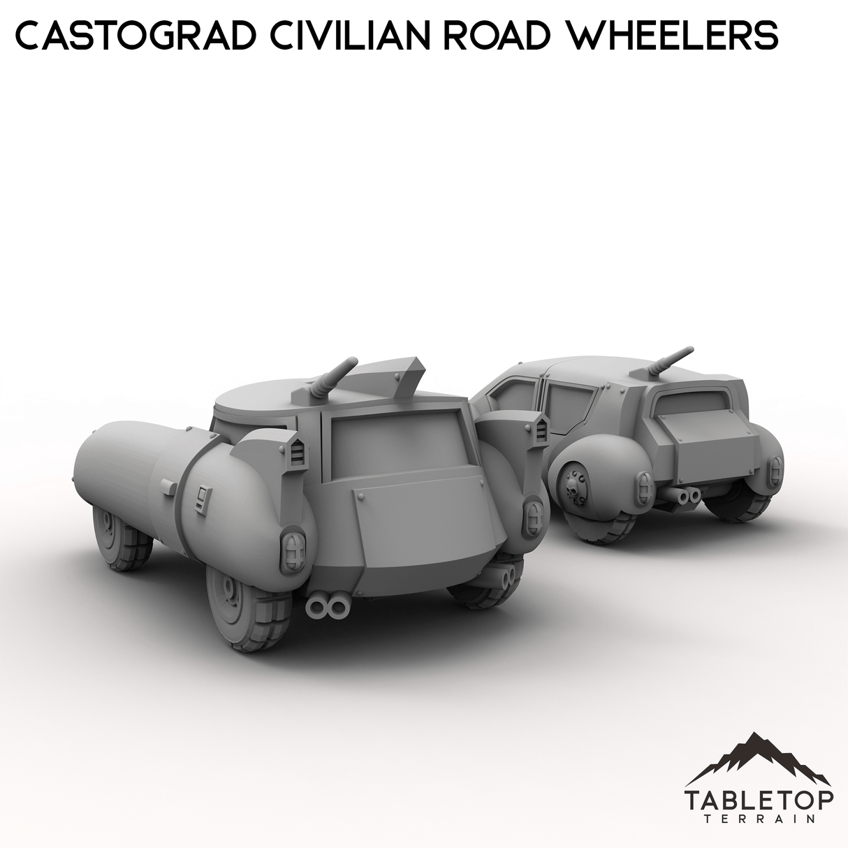 Tabletop Terrain Vehicle Castograd Civilian Road Wheelers