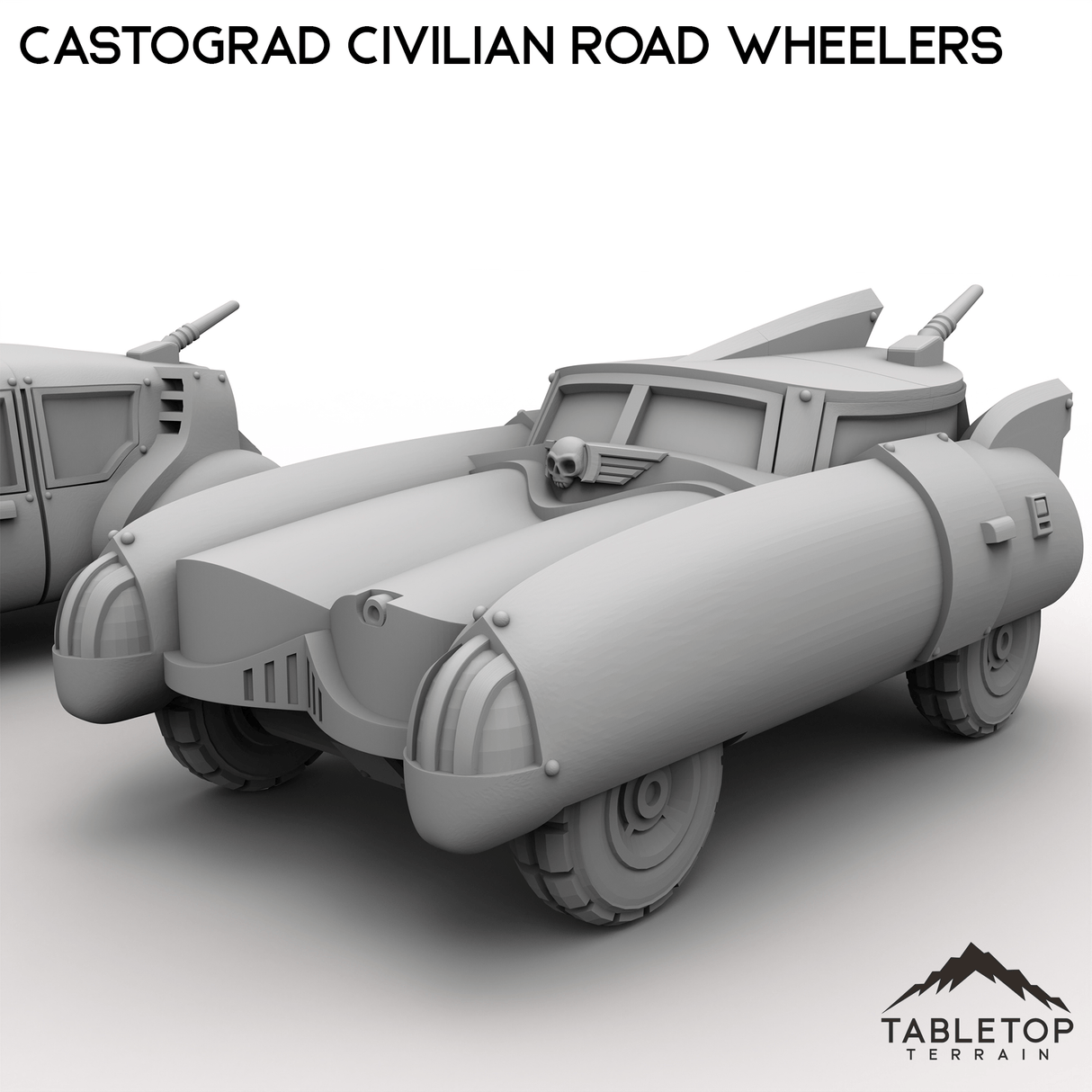 Tabletop Terrain Vehicle Castograd Civilian Road Wheelers