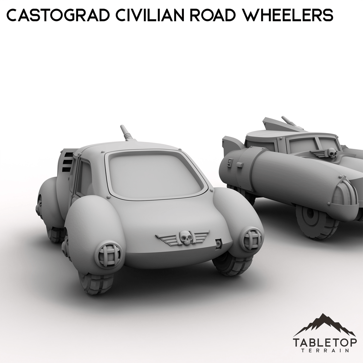 Tabletop Terrain Vehicle Castograd Civilian Road Wheelers