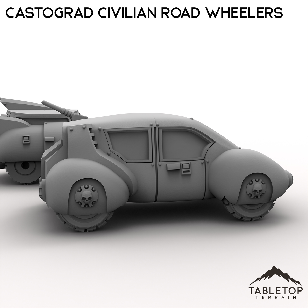 Tabletop Terrain Vehicle Castograd Civilian Road Wheelers