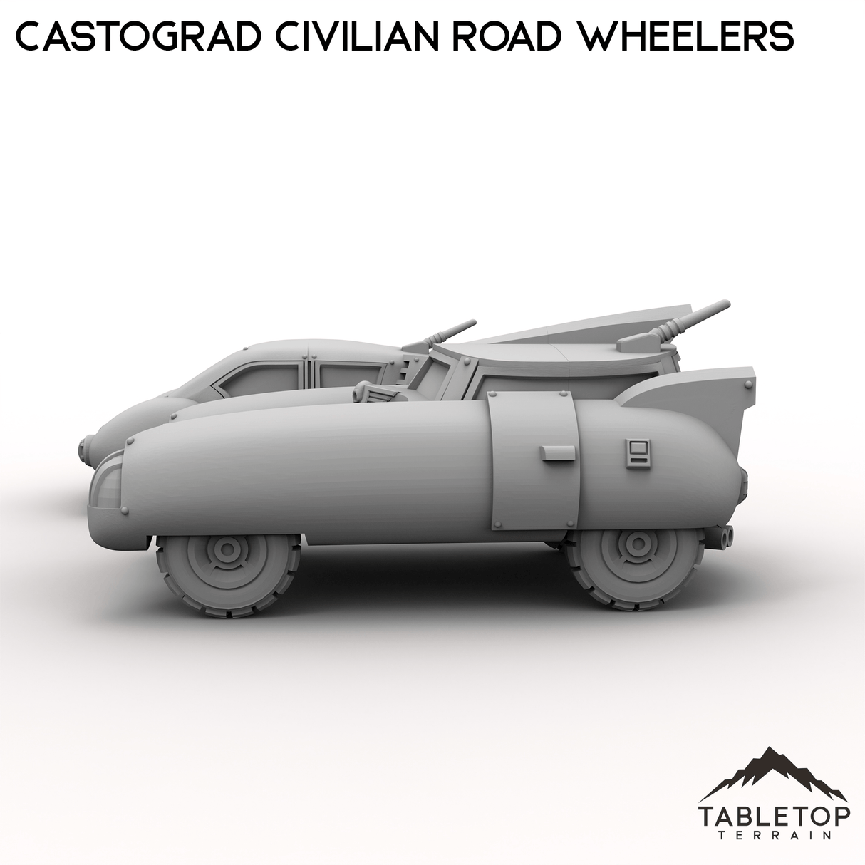 Tabletop Terrain Vehicle Castograd Civilian Road Wheelers