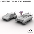 Tabletop Terrain Vehicle Castograd Civilian Road Wheelers