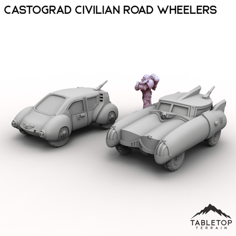 Tabletop Terrain Vehicle Castograd Civilian Road Wheelers