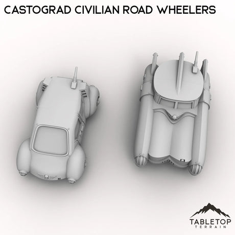 Tabletop Terrain Vehicle Castograd Civilian Road Wheelers
