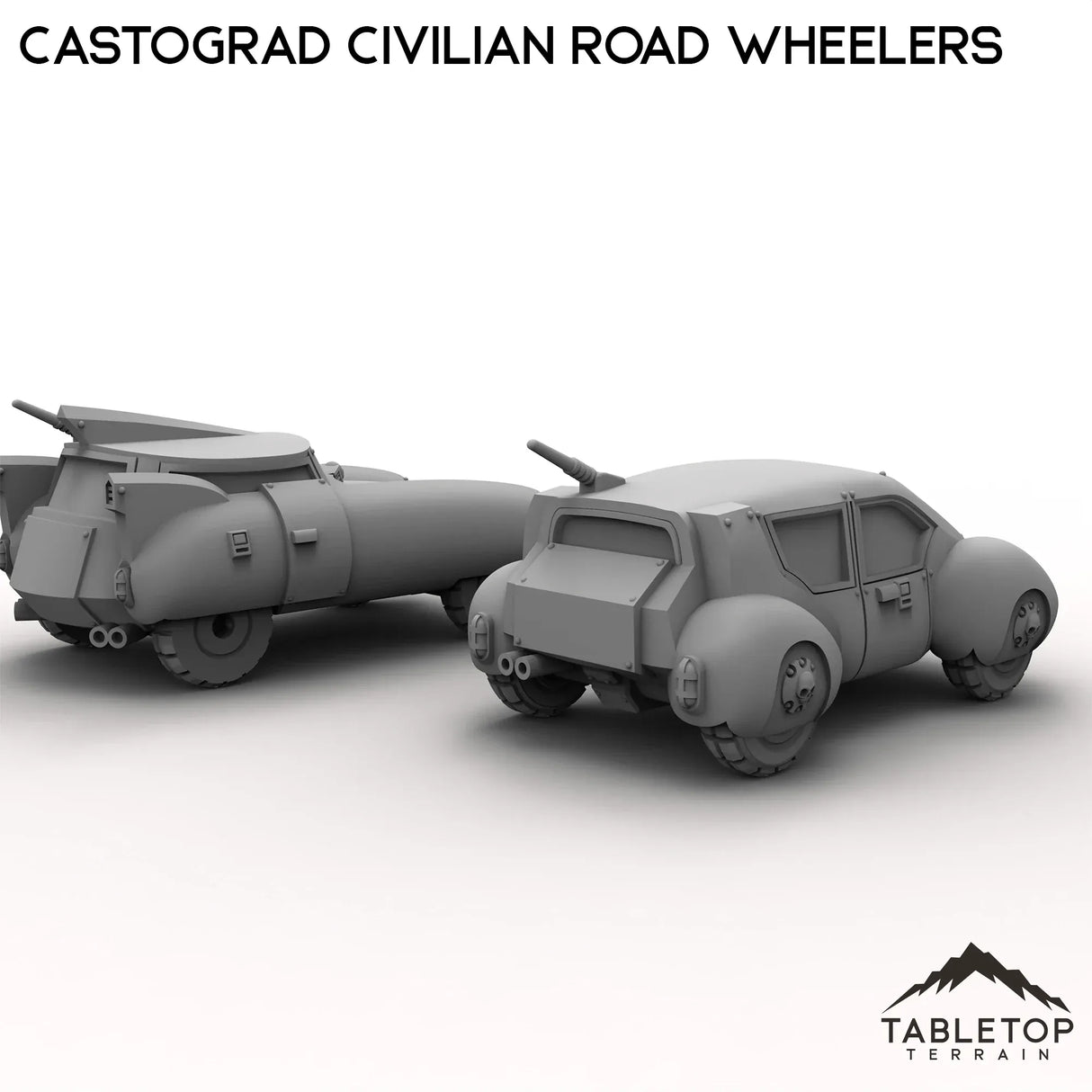 Tabletop Terrain Vehicle Castograd Civilian Road Wheelers