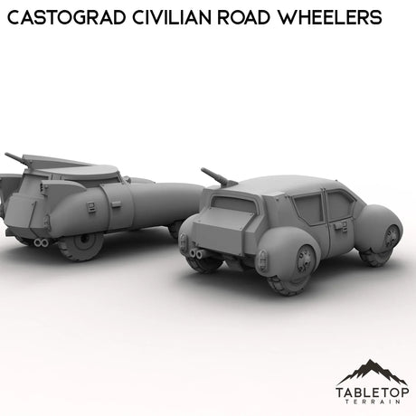Tabletop Terrain Vehicle Castograd Civilian Road Wheelers