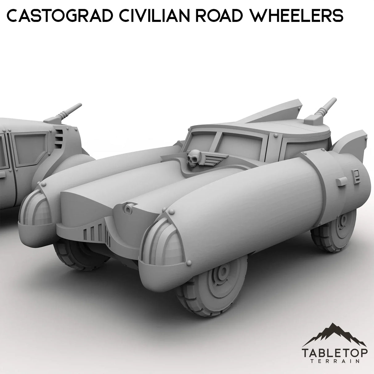 Tabletop Terrain Vehicle Castograd Civilian Road Wheelers