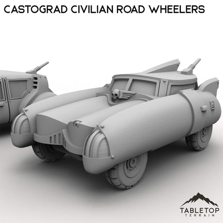 Tabletop Terrain Vehicle Castograd Civilian Road Wheelers
