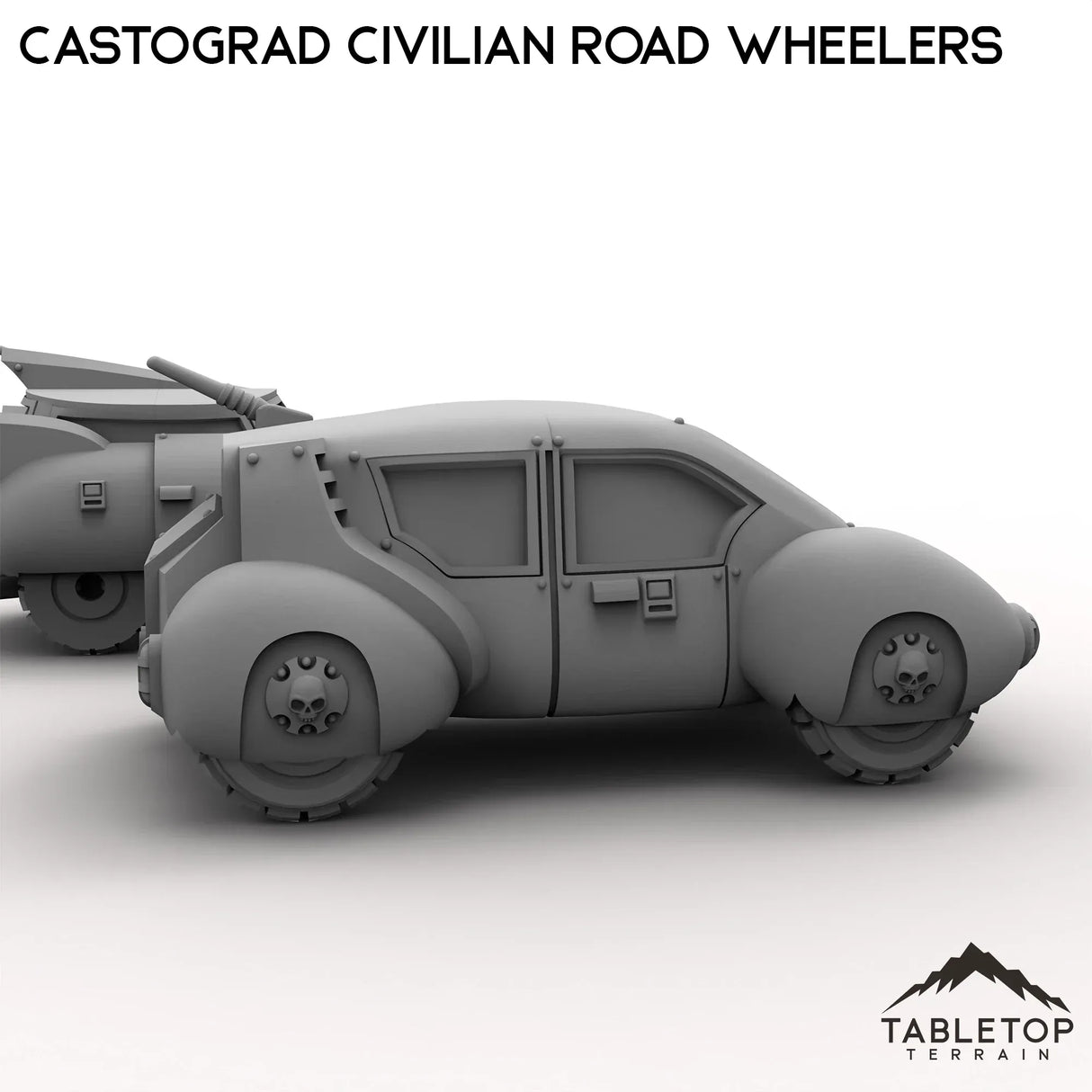 Tabletop Terrain Vehicle Castograd Civilian Road Wheelers