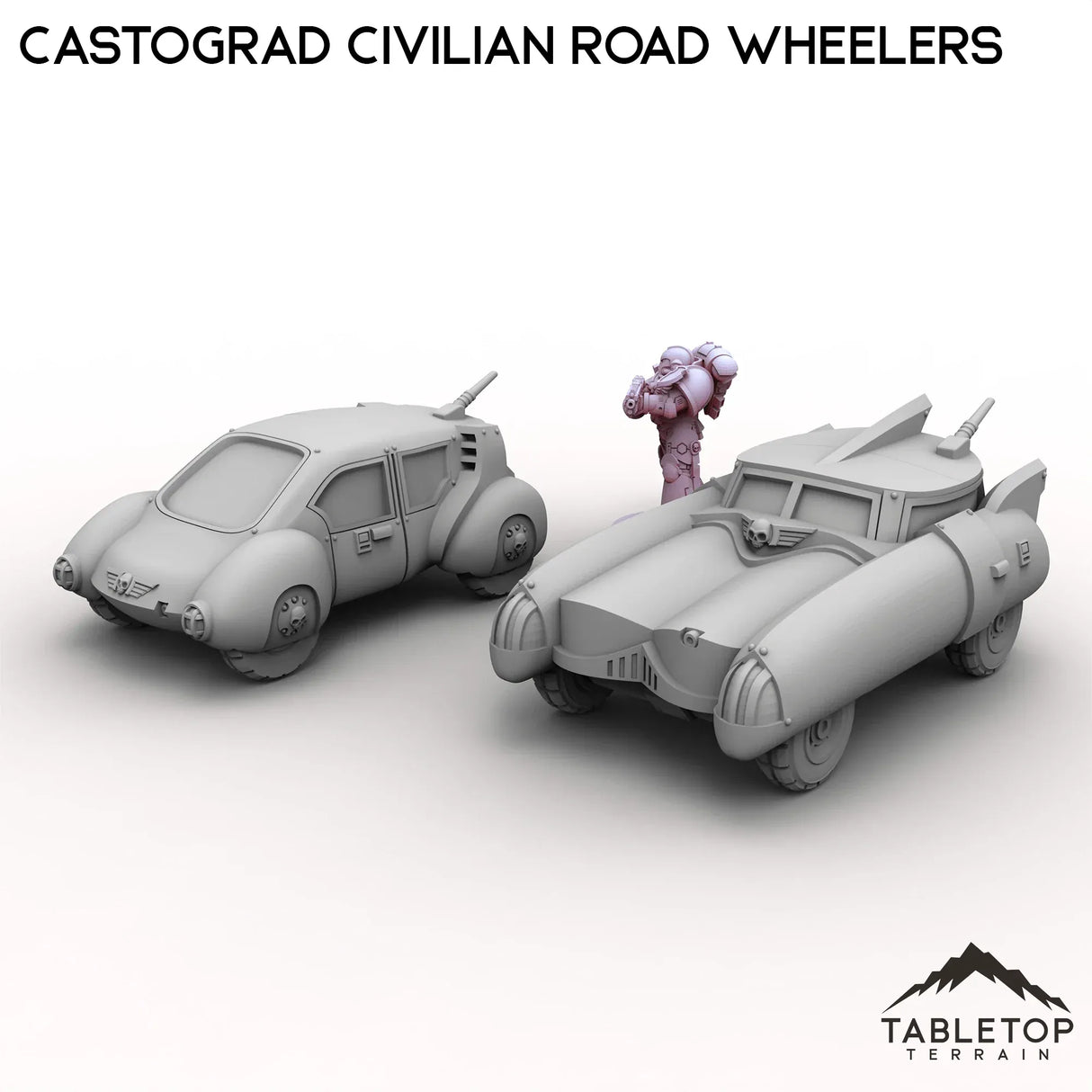 Tabletop Terrain Vehicle Castograd Civilian Road Wheelers