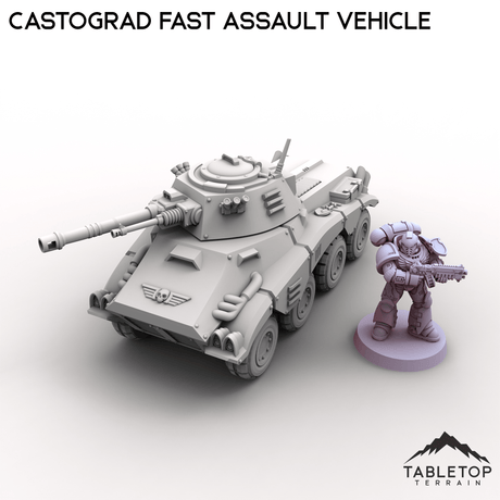 Tabletop Terrain Vehicle Castograd Fast Assault Vehicle