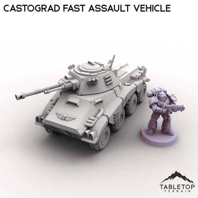 Tabletop Terrain Vehicle Castograd Fast Assault Vehicle