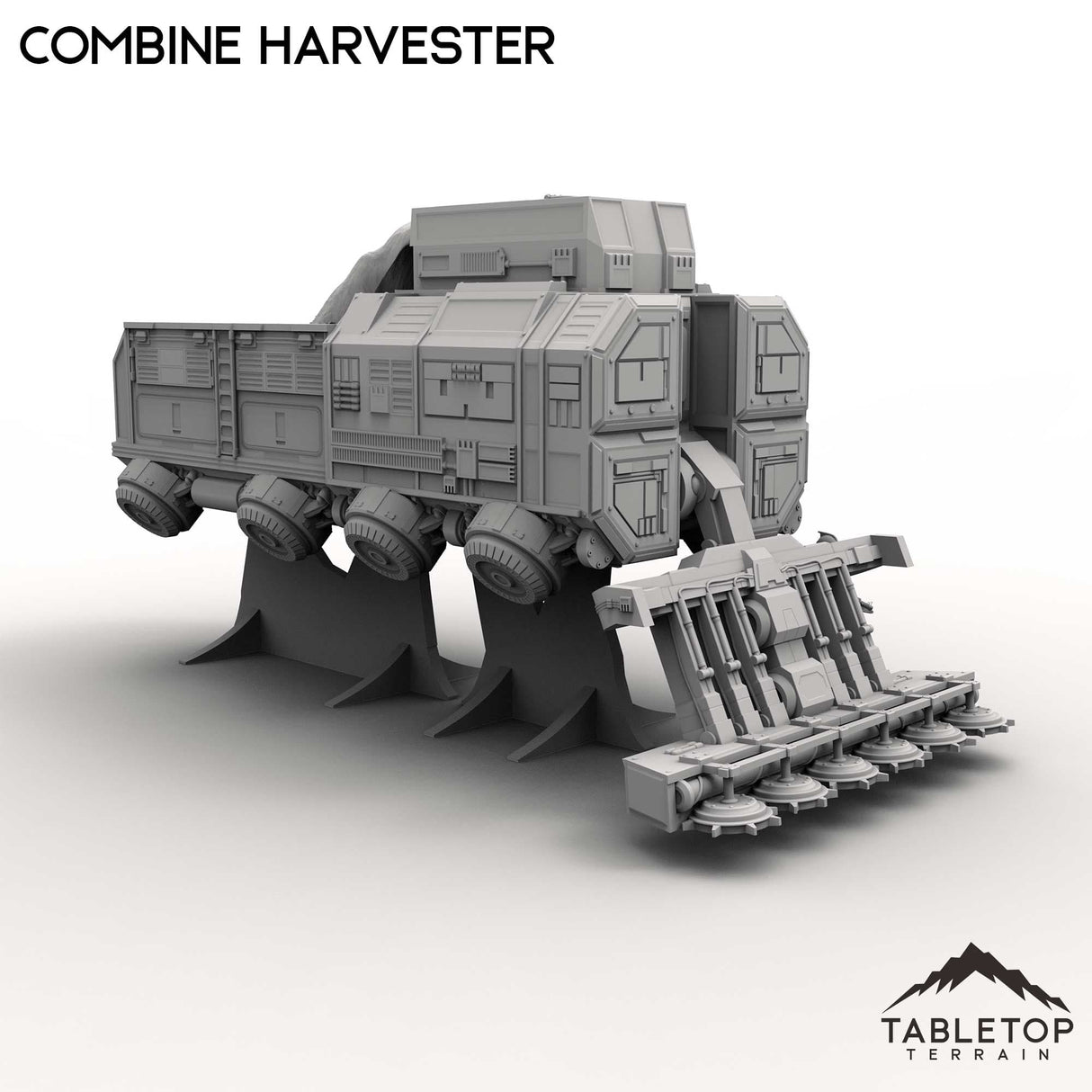 Tabletop Terrain Vehicle Combine Harvester