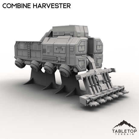 Tabletop Terrain Vehicle Combine Harvester