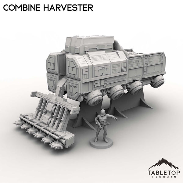 Tabletop Terrain Vehicle Combine Harvester