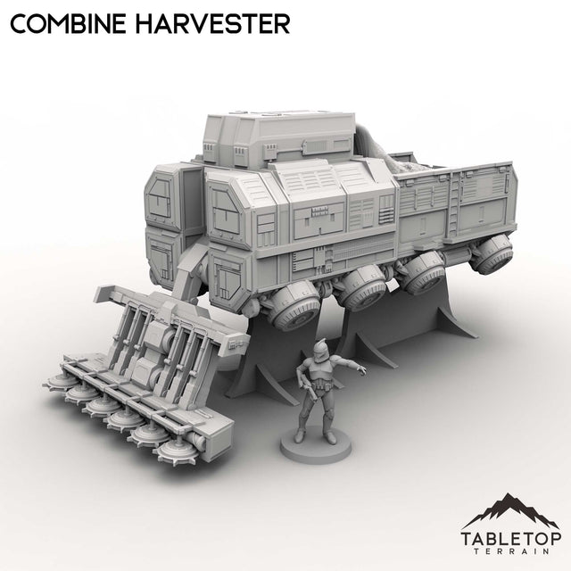 Tabletop Terrain Vehicle Combine Harvester