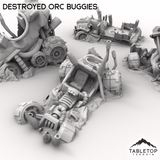 Tabletop Terrain Vehicle Destroyed Orc Buggies