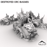 Tabletop Terrain Vehicle Destroyed Orc Buggies